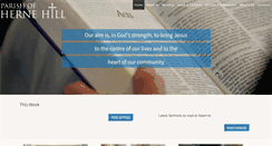 Desktop Screenshot of hernehillparish.org.uk
